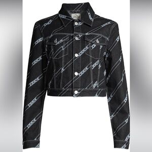 Vintage Jordache Dark Denim Logo Jacket